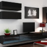 Фото комплекта мебели для гостиной VIGO 13 CAMA MEBLE черный / черный глянец