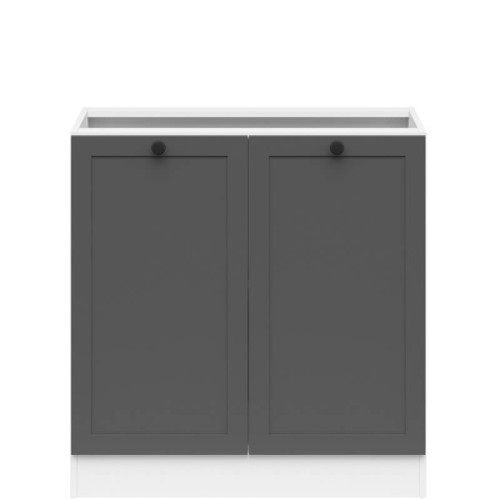 Фото тумби JUNONA LINE D2D/80/82 BBL BRW графіт