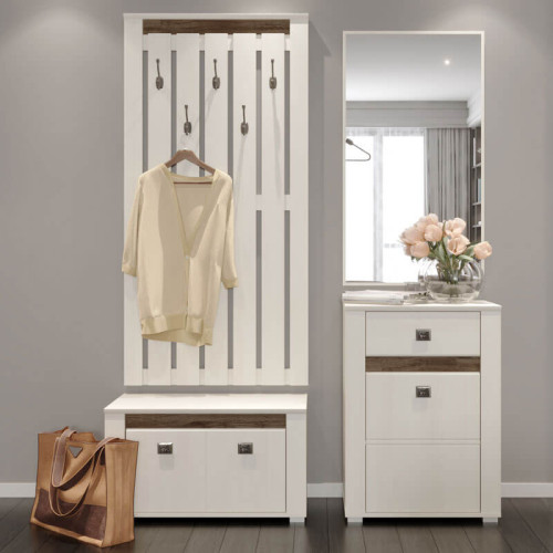 Фото тумби для взуття СЕЛЕНА BUT2D Гербор в інтер'єрі передпокою