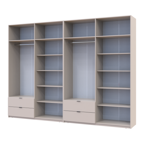 ЛУКАС Шафа з антресоллю 4+4 ДСП ДОРОС (DOROS) 320х50х240