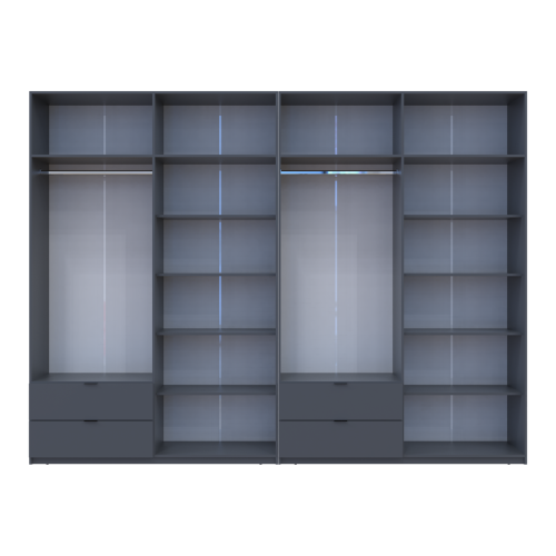 ЛУКАС Шафа з антресоллю 4+4 ДСП ДОРОС (DOROS) 320х50х240