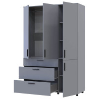 ТОРН Шафа 3 ДСП/3Ш штанга ДОРОС (DOROS) сірий