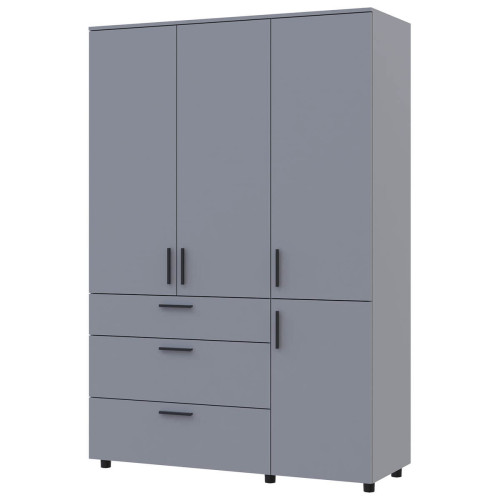 Фото сірої шафи ТОРН 3 ДСП/3Ш штанга ДОРОС (DOROS)