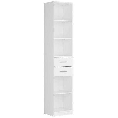 Фото стеллажа NEPO PLUS REG2S/40 BRW белый