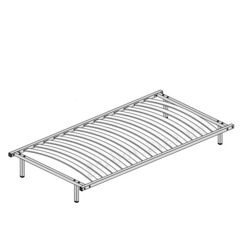 Фото ліжка (каркас) КЕНТУКІ LOZ/90 БРВ ВМК – основа під матрац