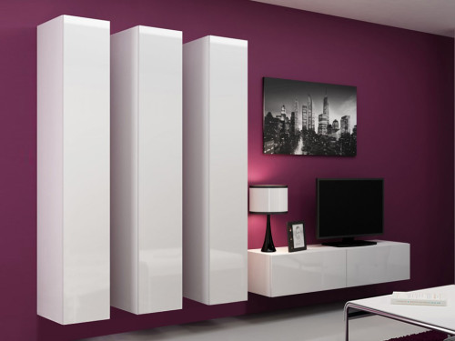 VIGO CAMA MEBLE Комплект 14 белый / белый глянец