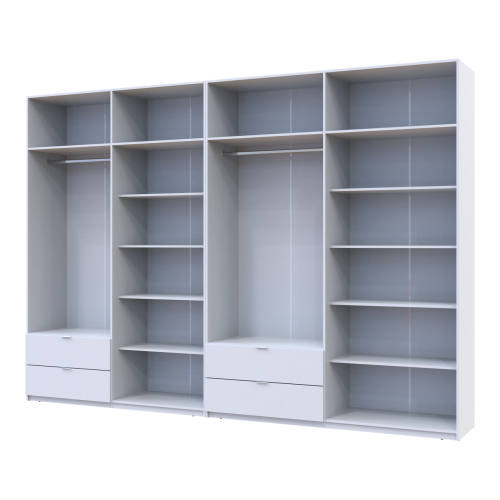 ЛУКАС Шафа з антресоллю 4+4 ДСП ДОРОС (DOROS) 340х50х240