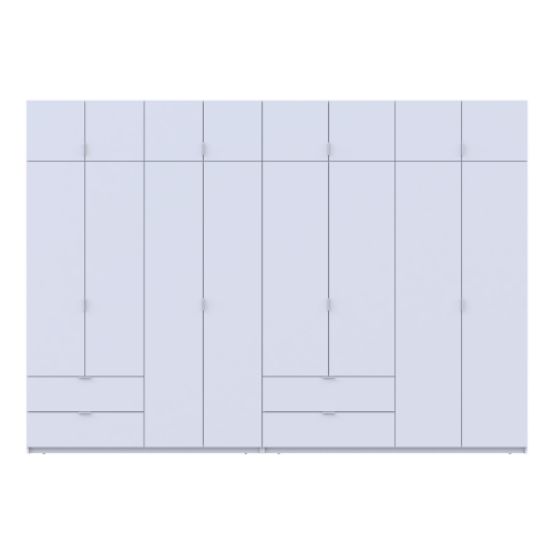 ЛУКАС Шафа з антресоллю 4+4 ДСП ДОРОС (DOROS) 340х50х240
