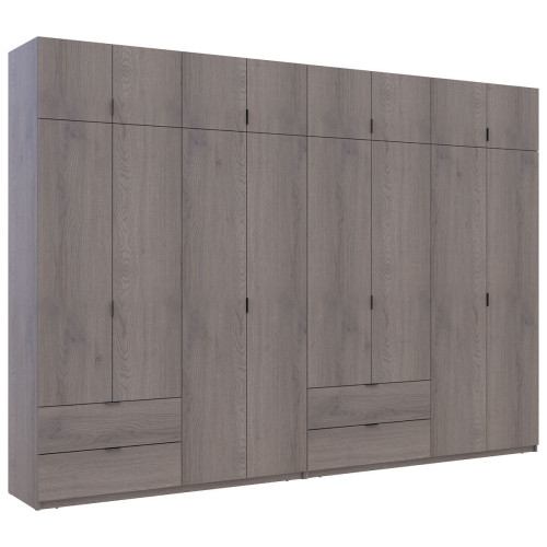 ЛУКАС Шафа з антресоллю 4+4 ДСП ДОРОС (DOROS) 340х50х240