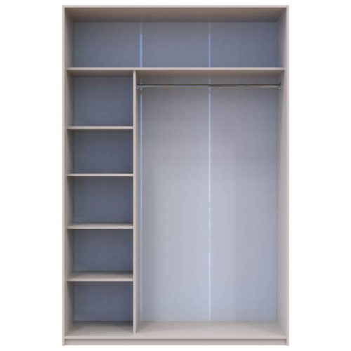 СІТІ ЛАЙТ Шафа-купе 2 ДСП ДОРОС (DOROS) 150x60x225