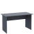 Фото письмового столу T1 ДОРОС (DOROS) графіт – вигляд збоку