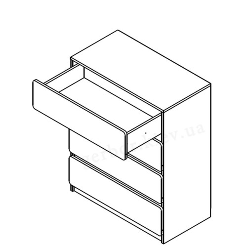 Фото комода ЛУКА KOM4S Гербор – наповнення