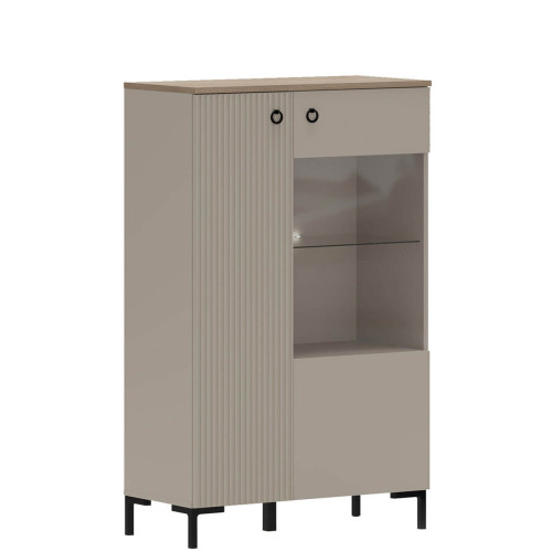 Фото низької вітрини DOMINICA 1D1W MEBELBOS з додатковою підсвіткою