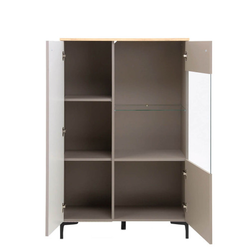 Фото низької вітрини DOMINICA 1D1W MEBELBOS – вигляд спереду наповнення