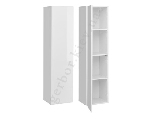 На фото пенал навесной SW27 гостиной BLOX V ASM MEBLE