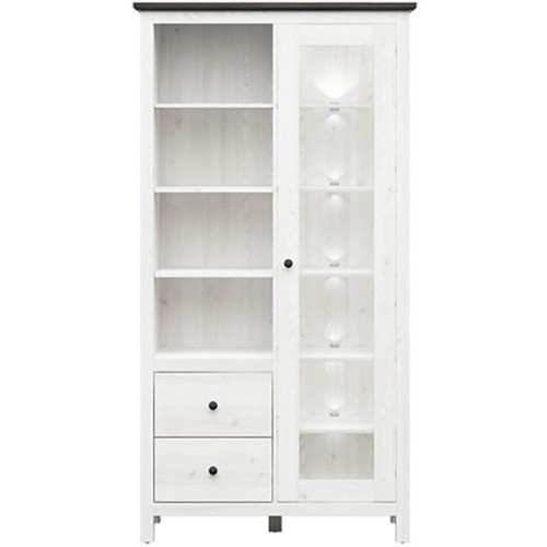 Фото витрины HESEN REG1W2S/20/11 BRW лиственница sibiu светлая / сосна larico