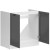 Фото тумби під мийку JUNONA LINE DK2D/80/82 BRW графіт – наповнення