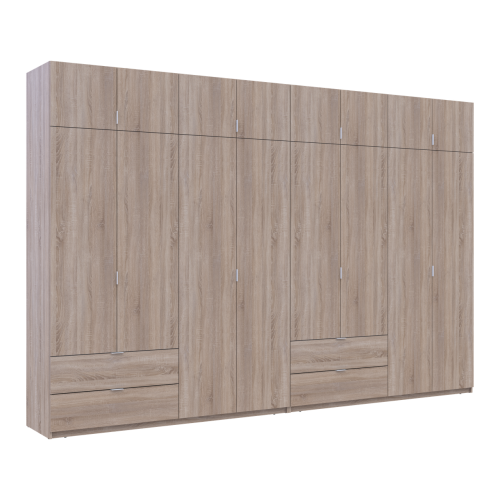 ЛУКАС Шафа з антресоллю 4+4 ДСП ДОРОС (DOROS) 360х50х240