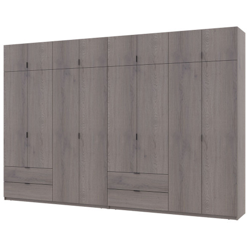 Фото шафи з антресоллю 4+4 ДСП 360 см Лукас ДОРОС (DOROS) канноло