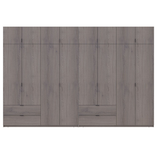 ЛУКАС Шафа з антресоллю 4+4 ДСП ДОРОС (DOROS) 360х50х240