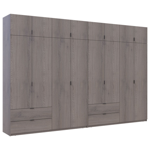 ЛУКАС Шафа з антресоллю 4+4 ДСП ДОРОС (DOROS) 360х50х240