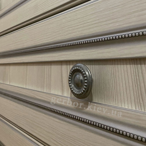 Фото комоду 4S/90 ВАЙТ Гербор ясен сніжний / сосна срібна – ручка