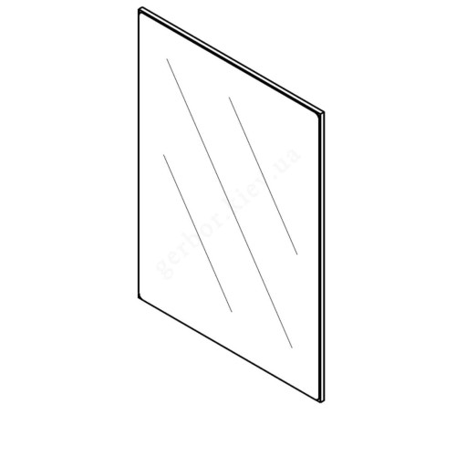 Фото дзеркала ЛУКА LUS80/110 Гербор – схема вертикального розташування