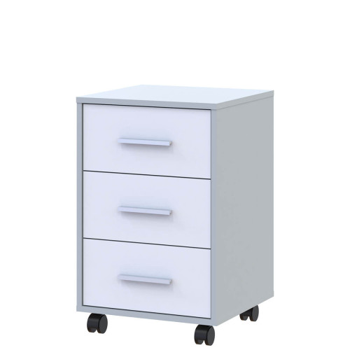 Фото мобільної тумбочки T3 ДОРОС (DOROS) сірий / білий