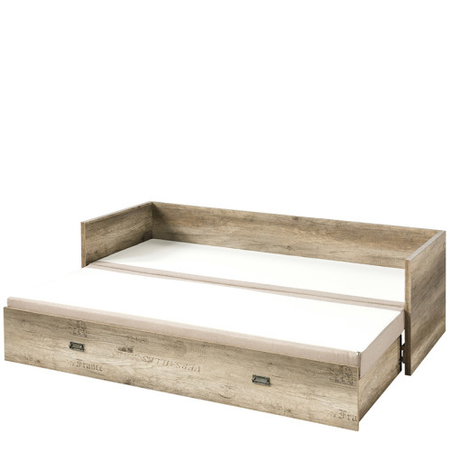 Фото кровати MALCOLM LOZ/80/160 BRW в разложенном виде