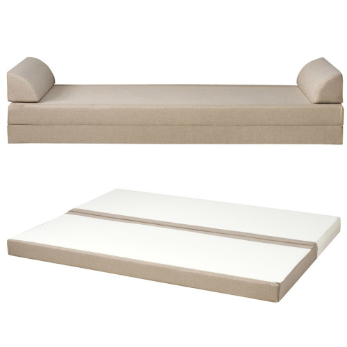 Фото раздвижной кровати MALCOLM LOZ/80/160 BRW - матрас с подголовниками