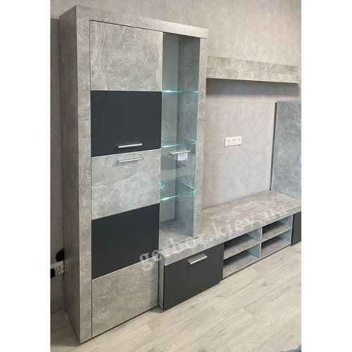 Фото вітальні АЛЬПІН Гербор від покупця – вітрина