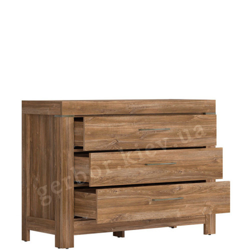 Фото комоду KOM3S/9/12 ГЕРМАН BRW - наповнення