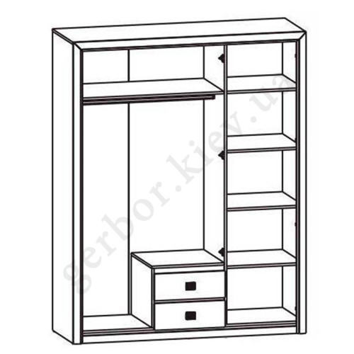 Фото шафи КОЕН II SZF3D2S БРВ ВМК  – наповнення