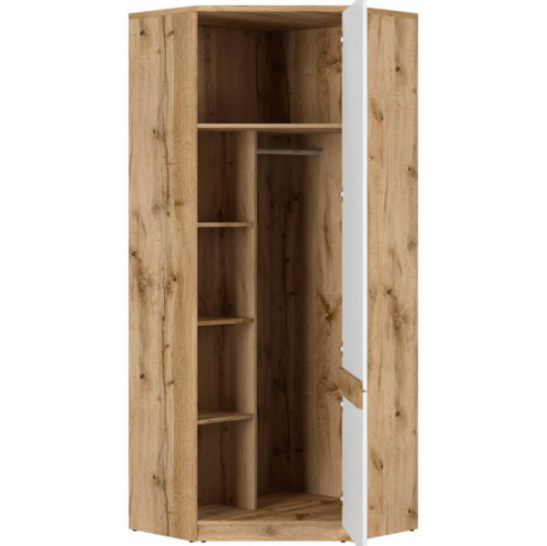 Фото углового шкафа NUIS SZFN1D BRW – наполнение