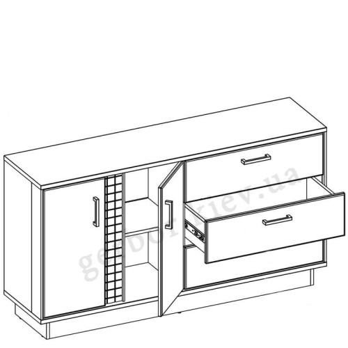 Фото комода MARCO MR3 BOGFRAN – схема наполнения