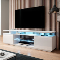 EVA CAMA MEBLE Тумба ТВ белый / белый глянец EVA CAMA MEBLE Тумба ТВ белый / белый глянец