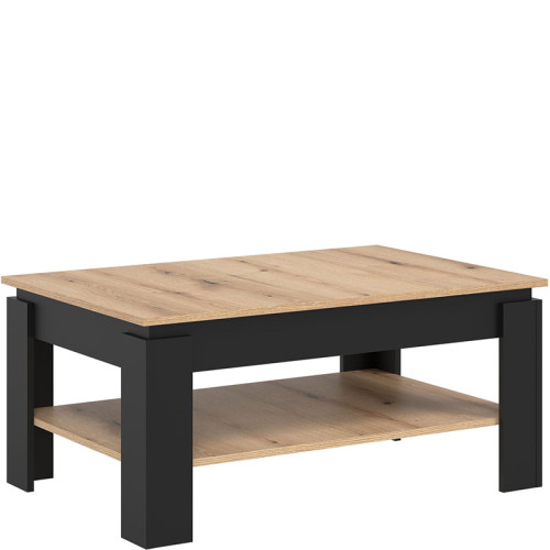 Фото журнального столу LA07 LIVEO BOGFRAN дуб евок / чорний