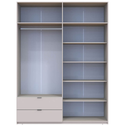 ЛУКАС Шафа з антресоллю 4 ДСП ДОРОС (DOROS) 180х50х240