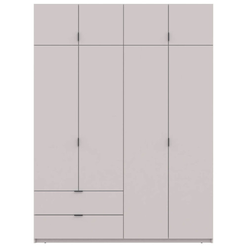 ЛУКАС Шафа з антресоллю 4 ДСП ДОРОС (DOROS) 180х50х240