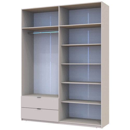 ЛУКАС Шафа з антресоллю 4 ДСП ДОРОС (DOROS) 180х50х240