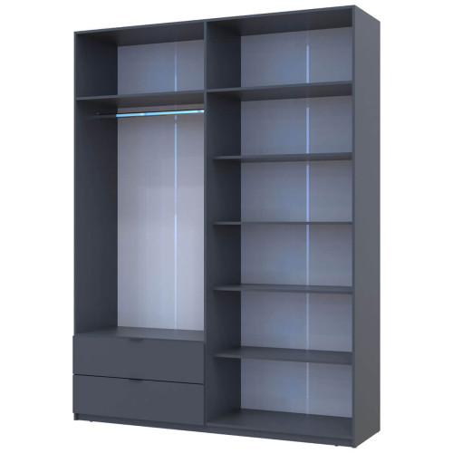 ЛУКАС Шафа з антресоллю 4 ДСП ДОРОС (DOROS) 180х50х240