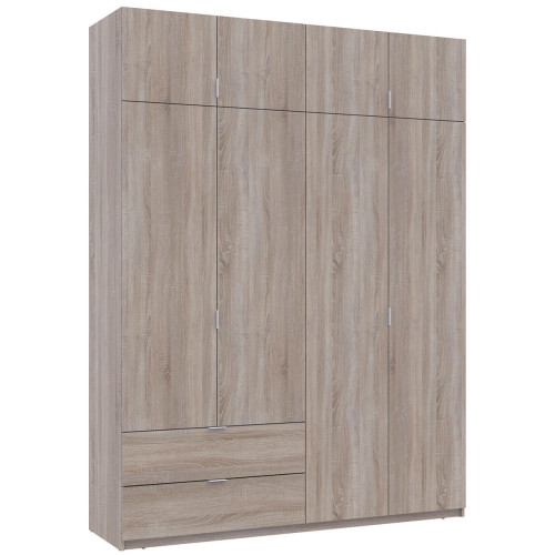 ЛУКАС Шафа з антресоллю 4 ДСП ДОРОС (DOROS) 180х50х240