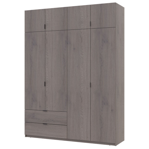 Фото шафи з антресоллю 4 ДСП 180 см Лукас ДОРОС (DOROS) канноло