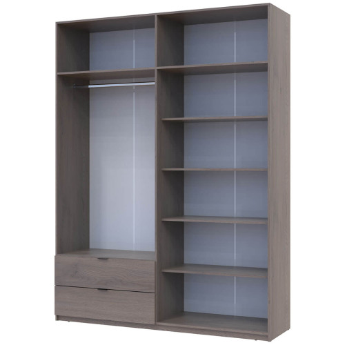 ЛУКАС Шафа з антресоллю 4 ДСП ДОРОС (DOROS) 180х50х240