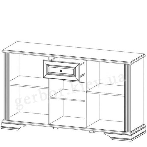 Фото комоду 3D1S ВАЙТ Гербор – схема