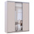 СІТІ ЛАЙТ Шафа-купе 2 ДСП / 1 Дзеркало ДОРОС (DOROS) 180x60x225