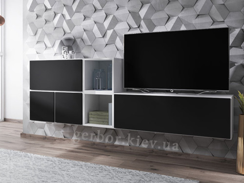 Фото комплекта мебели для гостиной ROCO 9 CAMA MEBLE белый / черный