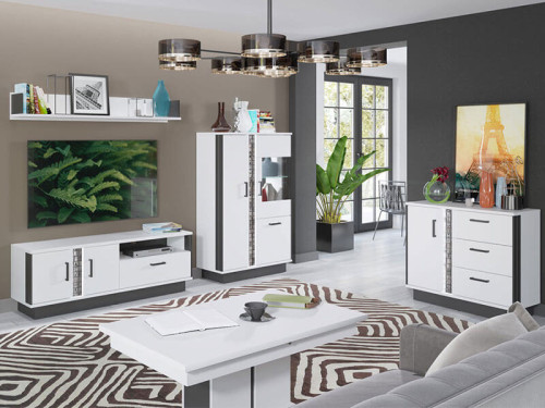 Фото тумбы MARCO MR2 BOGFRAN в интерьере гостиной