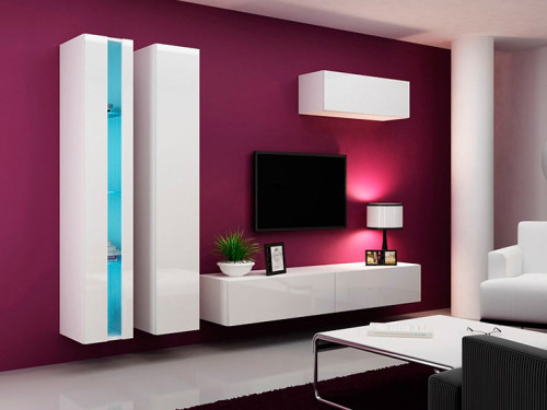 VIGO CAMA MEBLE Комплект New 1 белый / белый глянец