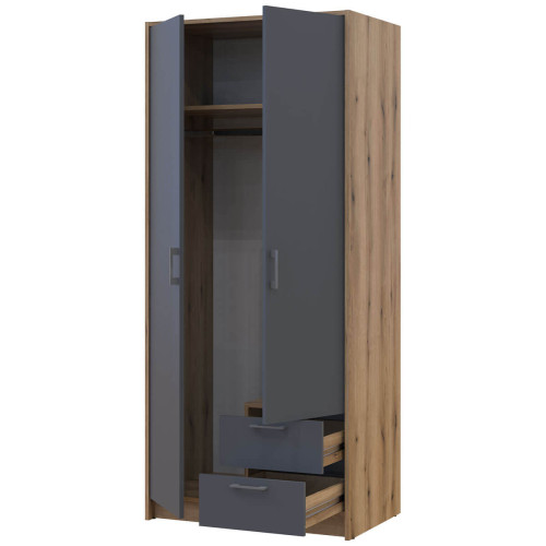 РОНДІ Шафа 2 ДСП ДОРОС (DOROS) 82х52х195